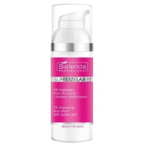 Bielenda Professional SUPREMELAB Sensitive Skin, 5% Regulujący krem do twarzy z kwasem azelainowym