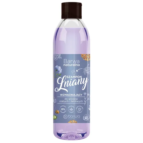 Barwa Naturalna, Szampon lniany wzmacniający z kompleksem witamin