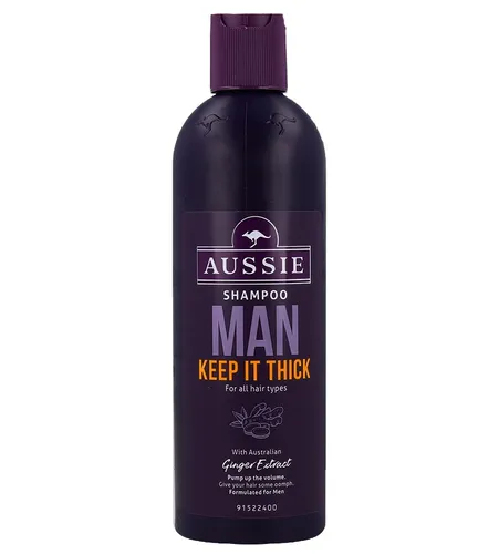 Aussie Man, Keep It Thick Shampoo (Szampon do włosów dla mężczyzn zwiększający objętość)