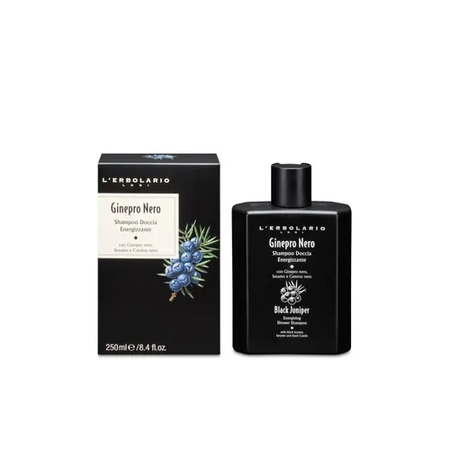 L'Erbolario Ginepro Nero Shampoo Doccia Energizzante (Energetyzujący szampon/żel pod prysznic 2w1)