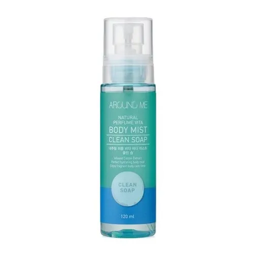 Welcos Around Me, Natural Perfume Vita Body Mist, Clean Soap (Nawilżająca mgiełka do ciała o zapachu mydła)