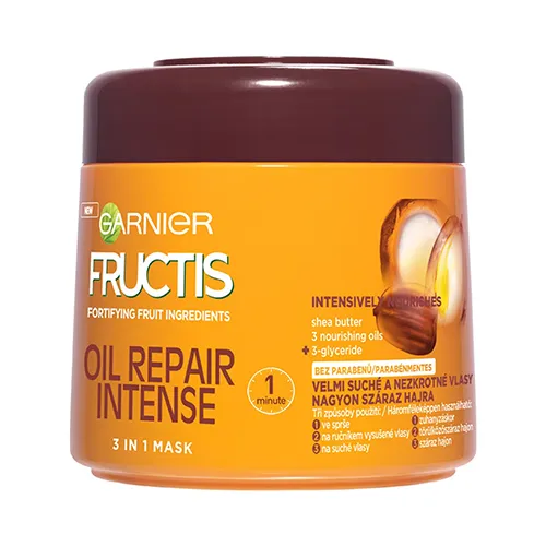Garnier Fructis, Oil Repair 3 Butter, Maska wzmacniająca do włosów bardzo suchych i zniszczonych - 3