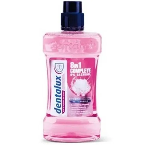 Dentalux 8in1 Complete 0% Alcohol Mild Mint Mouthwash (Płyn do płukania jamy ustnej bez alkoholu)