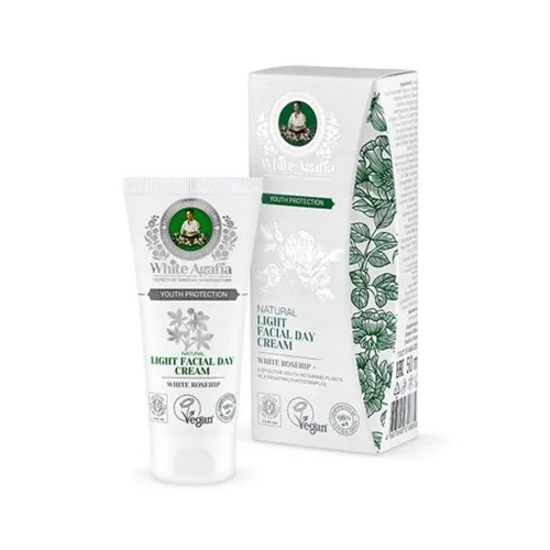 Receptury Babuszki Agafii White Agafia, Natural Light Facial Day Cream (Biała Agafia, Naturalny lekki krem do twarzy na dzień z białą różą) - 2