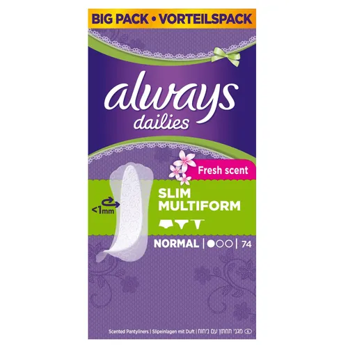 Always Dailies Slim Multiform Fresh, Wkładki higieniczne