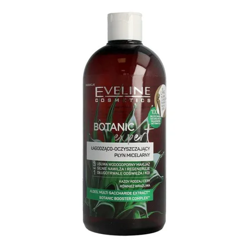 Eveline Cosmetics Botanic Expert, Łagodząco-oczyszczający płyn micelarny `Aloes` - 1
