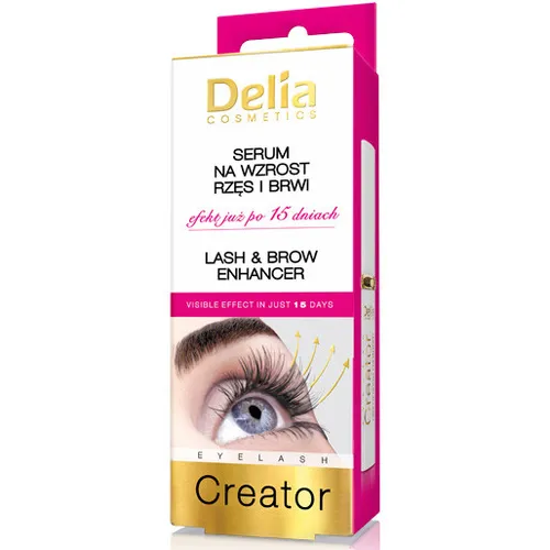 Delia Eyelash Creator, Serum na wzrost rzęs i brwi