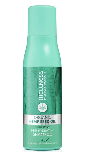 Wellness Premium Products Organic Hemp Seed Oil, Deep Hydrating Shampoo (Szampon do włosów z olejem konopnym)