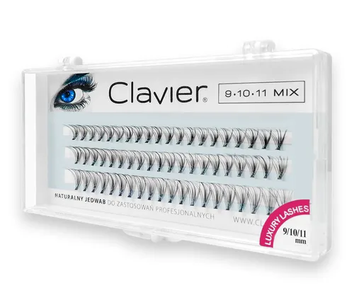 Clavier Classic , Kępki rzęs  mix 9/10/11mm