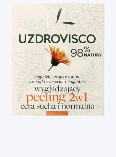 Uzdrovisco Peeling do twarzy 2 w 1 cera sucha i normalna - 1