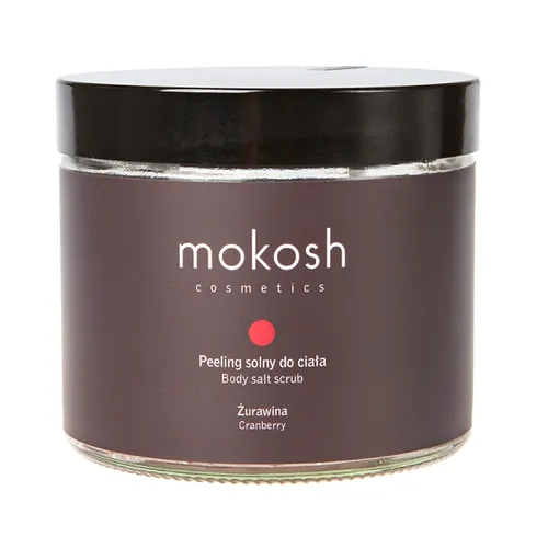 Mokosh Cosmetics Żurawina, Peeling solny do ciała