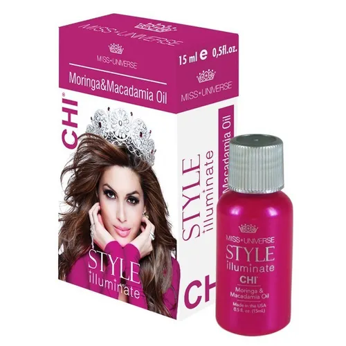 CHI Style Illuminate Moringa & Macadamia Oil Miss Universe (Odżywczy olejek bez spłukiwania)