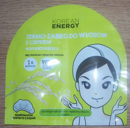 Korean Energy Termo-zabieg do włosów z czepkiem wzmacniający