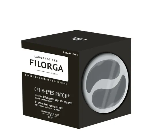 Filorga Medi-Cosmetique Optim-Eyes Patch, Express Rest Eye Patches (Maska do oczu w postaci plastrów przeciw zmarszczkom, opuchnięciom i cieniom pod oczami)