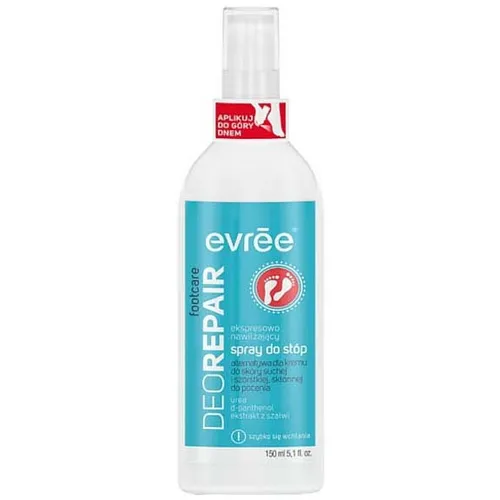 Evree Deo Repair, Spray do stóp ekspresowo nawilżający