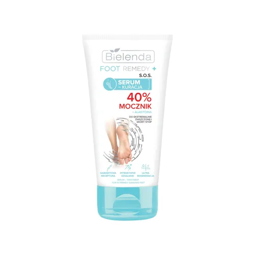 Bielenda Foot Remedy +, S.O.S. Serum-kuracja do ekstremalnie zniszczonej skóry stóp `40% mocznik + alantoina`