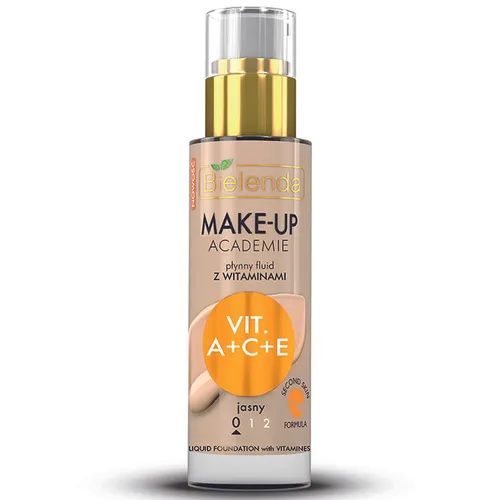 Bielenda Make-Up Academie, Płynny fluid z witaminami A+C+E - 1