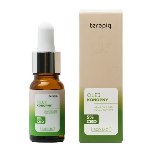 Terapiq. Olej konopny CBD 5%,