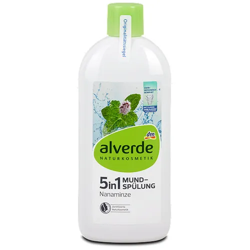 Alverde Mundspülung 5 in 1 Nanaminze (Płyn do płukania ust)