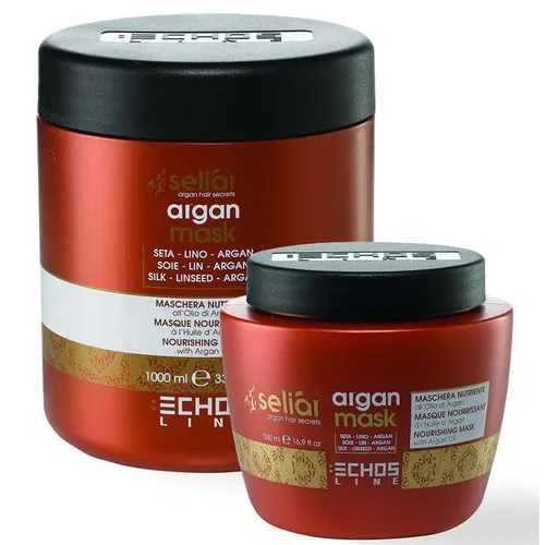 Echos Line Seliar, Argan Oil Nourishing Mask (Maska do włosów z olejkiem arganowym)