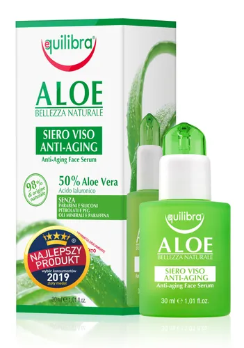 Equilibra Aloesowe przeciwzmarszczkowe serum do twarzy