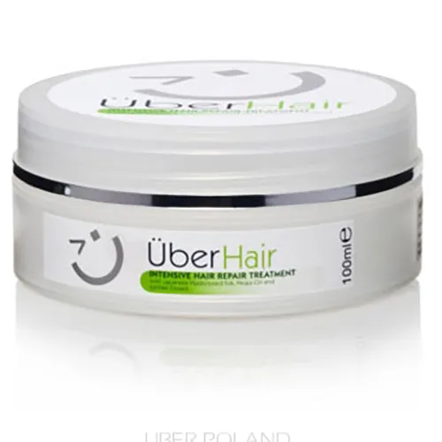 Uber Hair, Intensive Hair Repair Treatment (Maska intensywnie regenerująca do włosów suchych, łamliwych oraz farbowanych)