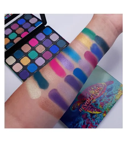 Revolution Beauty (Makeup Revolution) Forever Flawless, Hydra Turtle Eyeshadow Palette (Paleta cieni do powiek) - 3
