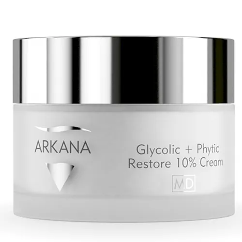 Arkana Acid Therapy MD, Glycolic + Phytic Restore 10% Cream (Krem odnawiający z kwasem glikolowym  i fitowym dla skóry dojrzałej) - 2