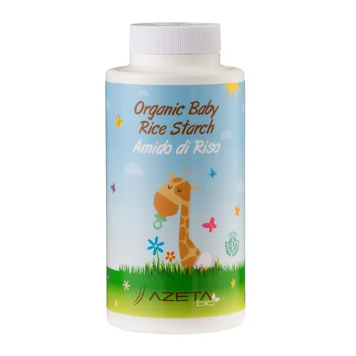 Azeta Bio Organic Baby Rice Starch (Organiczna skrobia ryżowa do kąpieli, od urodzenia)