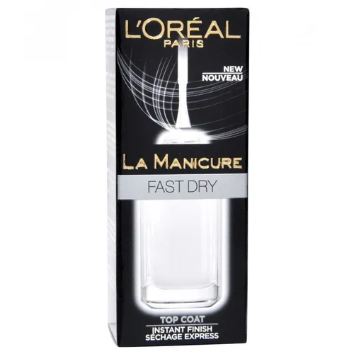 L'Oreal Paris La Manicure, Fast Dry Top Coat (Szybkoschnący lakier nawierzchniowy)