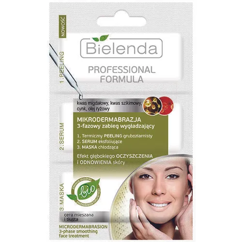 Bielenda Professional Formula, Mikrodermabrazja 3 - fazowy zabieg wygładzający
