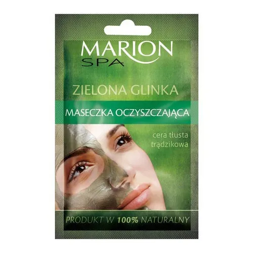 Marion SPA, Maseczka oczyszczająca do cery tłustej i trądzikowej z zieloną glinką - 2