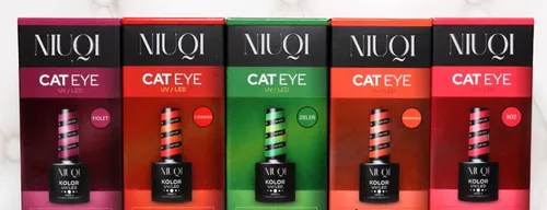 Niuqi Cat Eye, Lakier hybrydowy kolor UV/LED - 2
