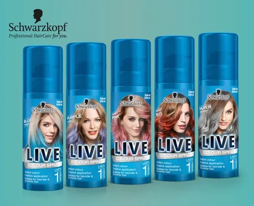 Schwarzkopf Live Colour Spray (Makijaż do włosów w sprayu (stara wersja)) - 3