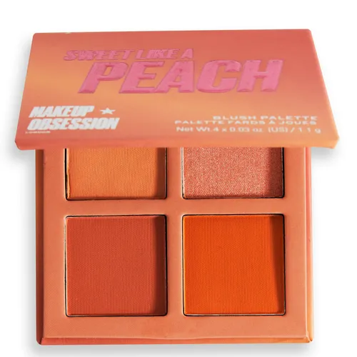 Makeup Obsession London Blush Crush Palette Sweet as a Peach (Paleta róży)