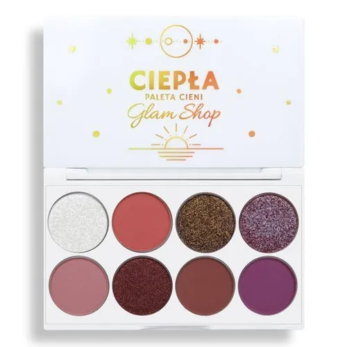 Glam Shop GlamBOX, Paleta cieni do powiek `Ciepła` - 1