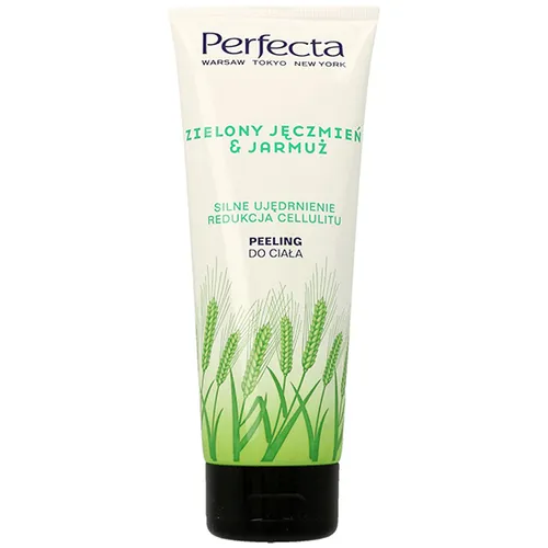 Perfecta Zielony jęczmień i jarmuż, Peeling do  ciała `Silne ujędrnienie i redukcja cellulitu`