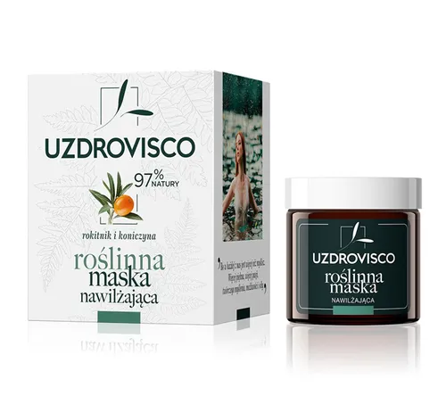 Uzdrovisco Roślinna maska nawilżająca `Rokitnik i koniczyna` - 2