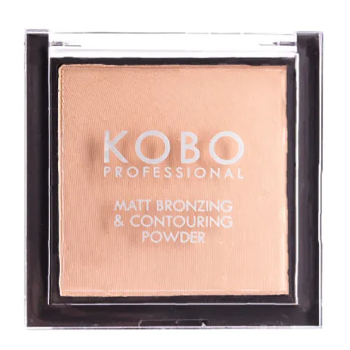 Kobo Professional Matt Bronzing & Contouring Powder (Puder do konturowania twarzy) - 3
