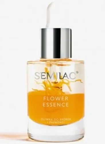 Semilac Care, Flower Essence Orange Strenght, Dwufazowa oliwka do skórek i paznokci z olejem z pestek brzoskwiń