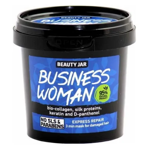 Beauty Jar Business Woman, Express Repair 3 Min Mask for Damaged Hair (Maska do włosów zniszczonych)