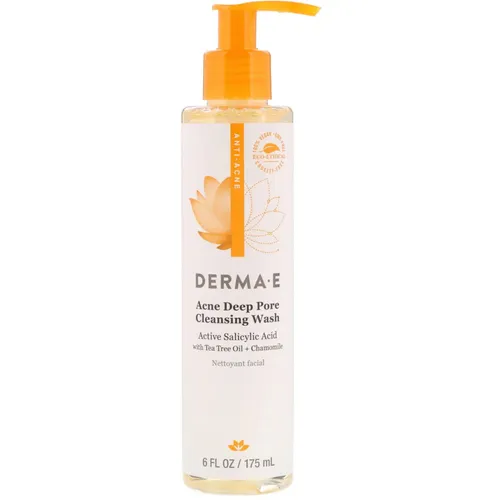 Derma E Acne, Deep Pore Cleansing Wash (Żel do mycia twarzy do cery trądzikowej)