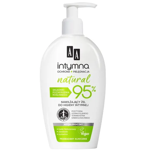 AA Intymna, Żel do higieny intymnej `Ochrona & pielęgnacja natural 95%`