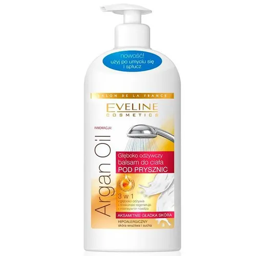 Eveline Cosmetics Argan Oil, Głęboko odżywczy balsam do ciała pod prysznic