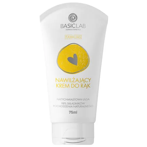 BasicLab Dermocosmetics Famillias, Nawilżajacy krem do rąk