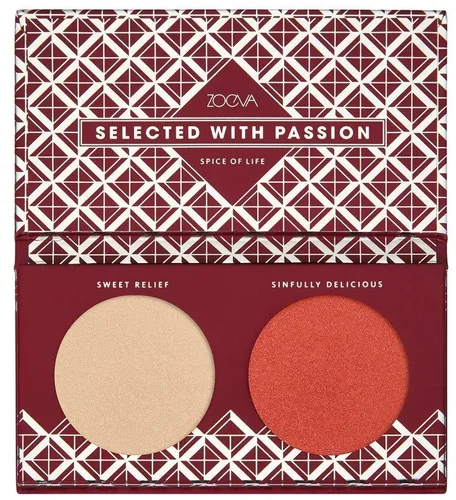 Zoeva Spice of Life, Highlight Face Palette (Paleta duo rozświetlaczy)