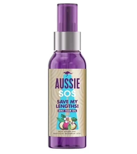 Aussie SOS Save My Lenghts, 3 in 1 Hair Oil (Olejek do włosów)