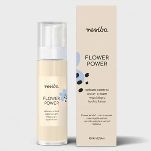 Resibo Flower Power Sebum Control Water Cream (Regulujący hydro krem)