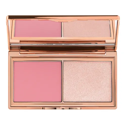 Charlotte Tilbury Hollywood Blush & Glow Glide Palette (Paleta do makijażu z różem i rozświetlaczem)