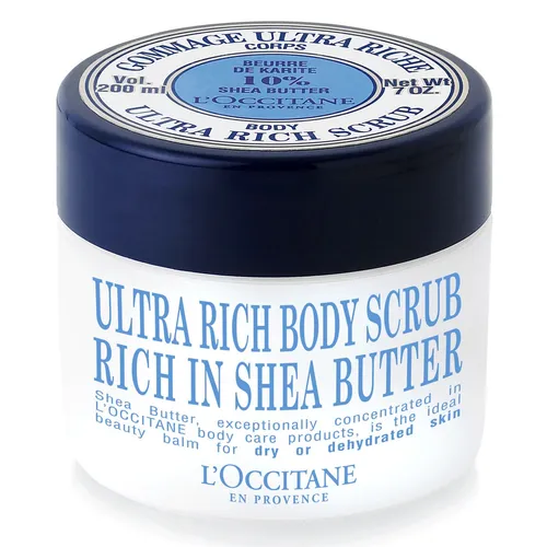 L'Occitane Ultra Rich Body Scrub Shea Butter (Silnie nawilżający peeling z masłem Shea)